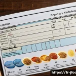 Home 22 일식조리사 실기시험 레시피 정리법 - A professional Japanese kitchen scene showing a chef’s recipe card with clearly divided sections lab...